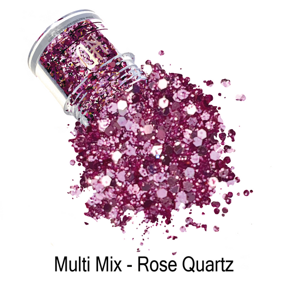 Precious Gems Multi Mix Glitter - Rose Quartz