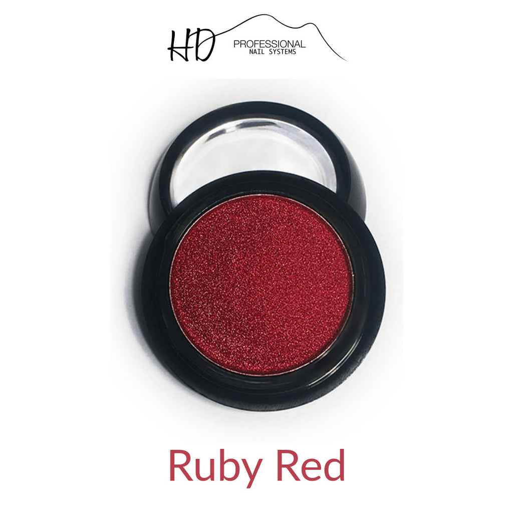 Compact Chrome Powder - Ruby Red