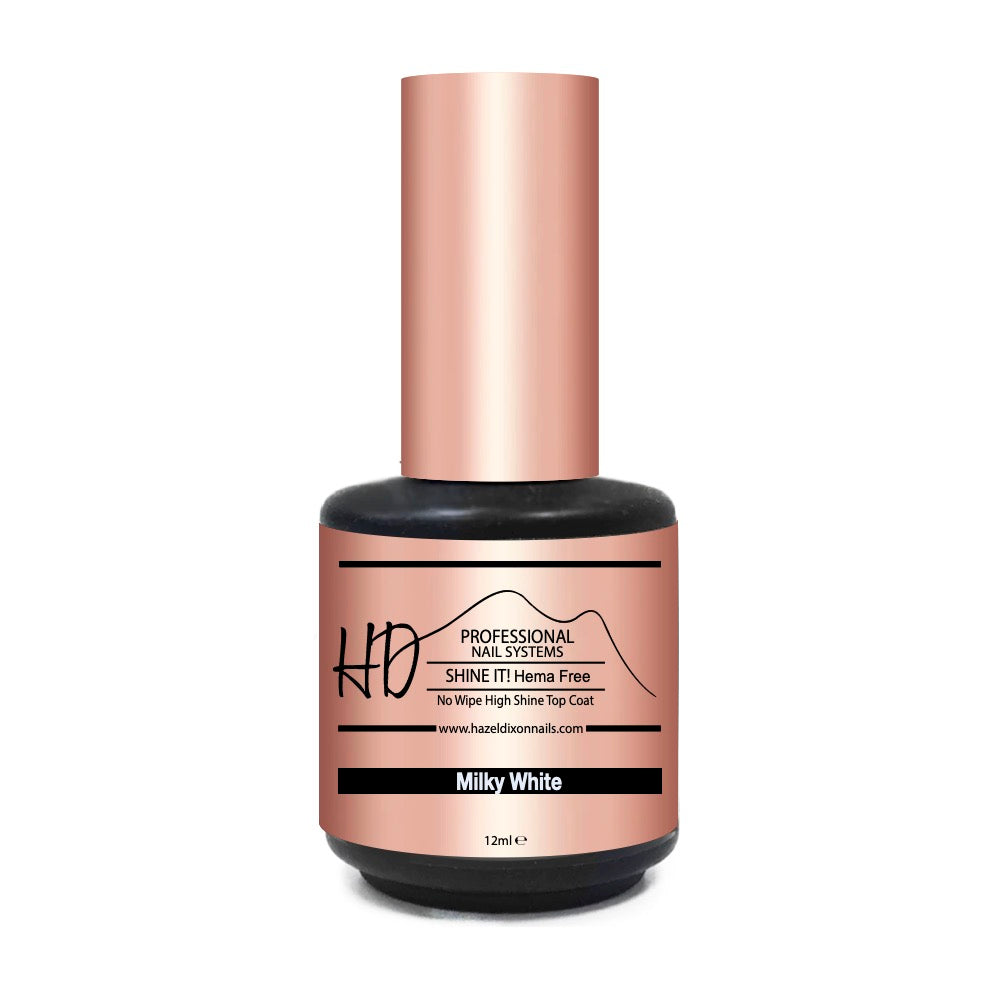 Shine It ! HEMA FREE - No wipe top coat - Milky White