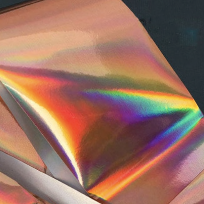 Holographic Rose Gold Transfer Foil
