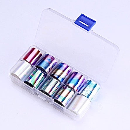 *NEW* 10pc Transfer Foils - Oil & Ombre