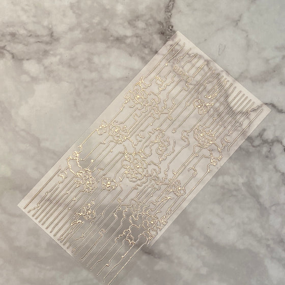 Rose Gold Stickers - Abstract *NEW*