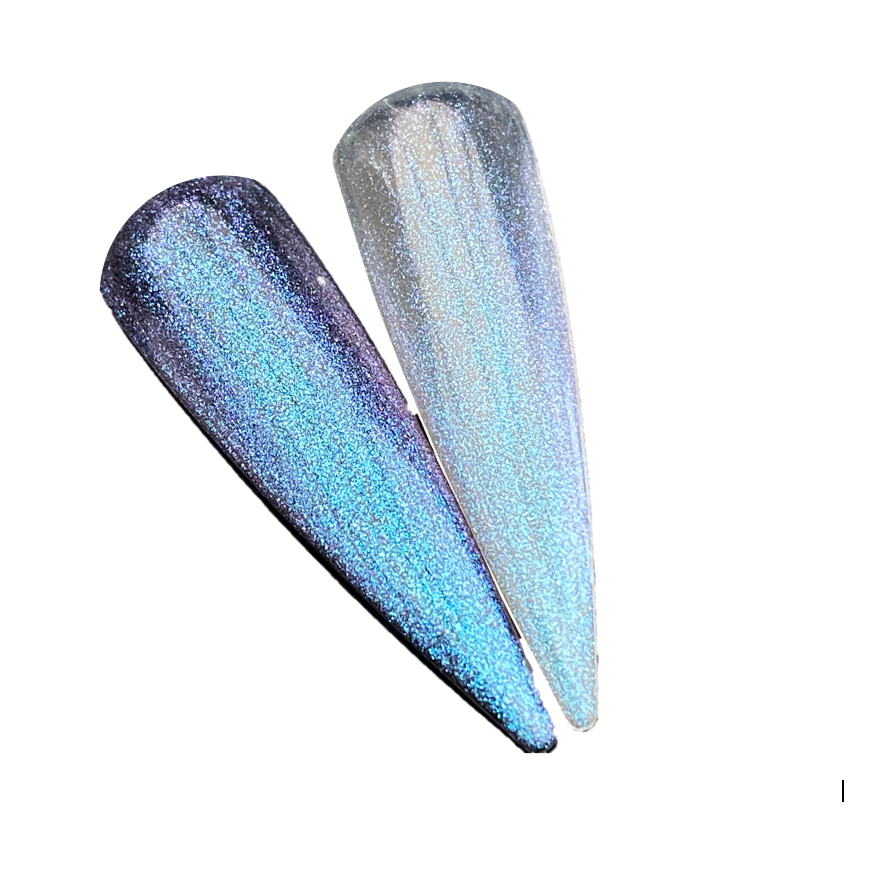 Diamond Shine It ! No Wipe Shimmer Top Coat - PURPLE/BLUE