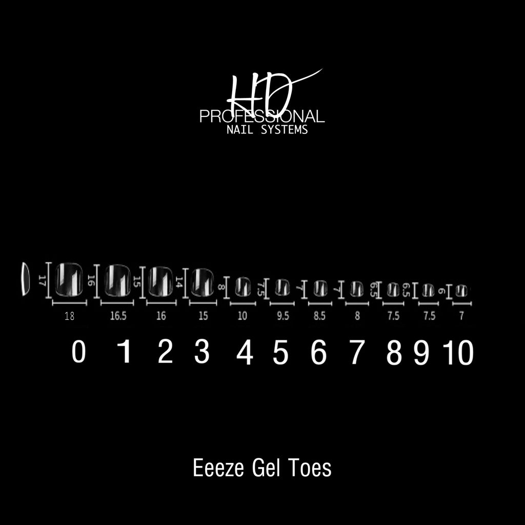HD Full Cover Eeeze Gel TOE Tips