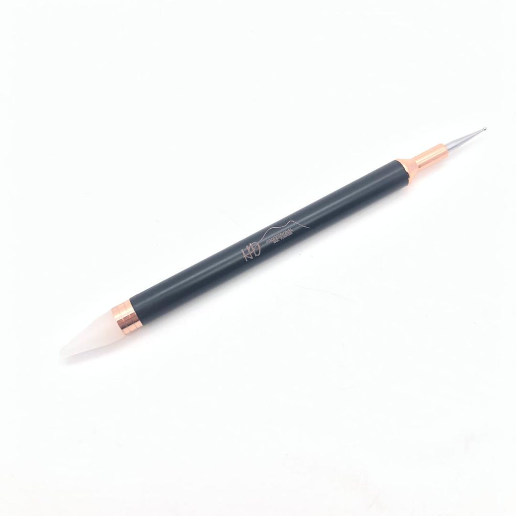 Rose Gold Rhinestone Picker Upper & Dotting Tool