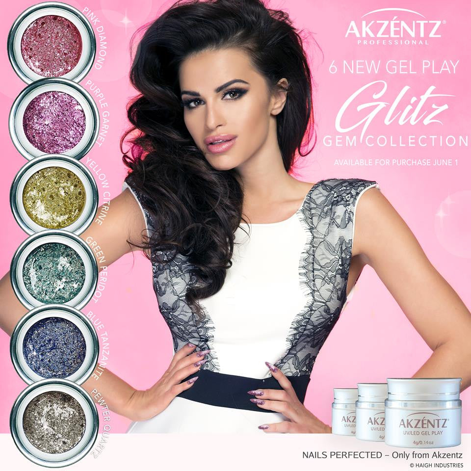 Gel Play Glitz - Pewter Quartz