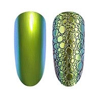 Chameleon Compact Chrome Powder - Green Nebula