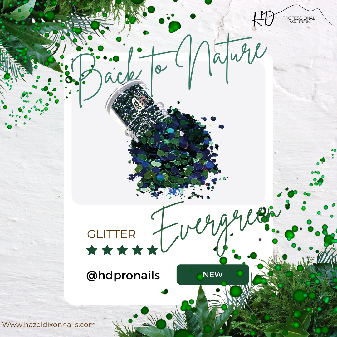 Back to Nature Medium Glitter - Evergreen