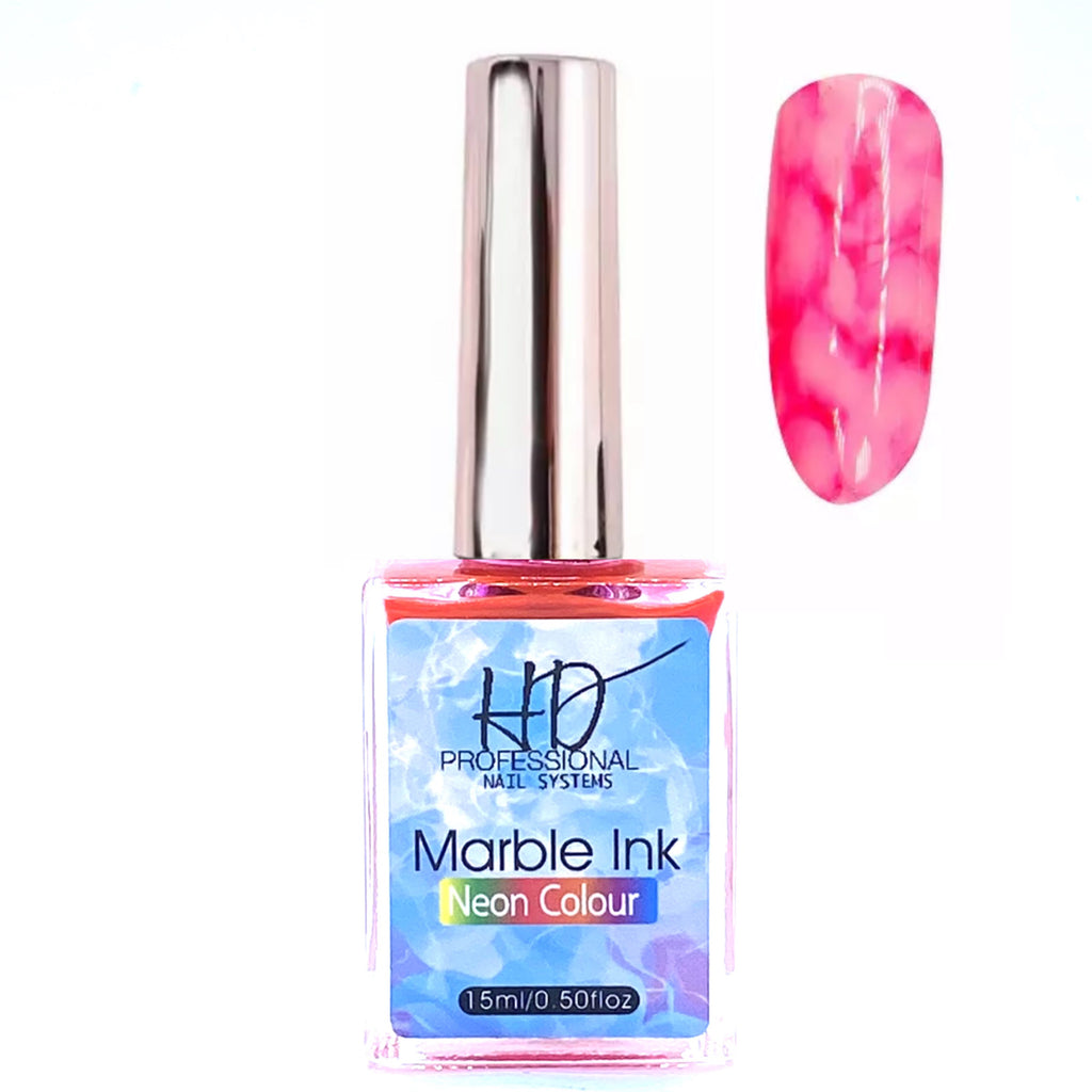 HD Marble Ink - Neon Pink