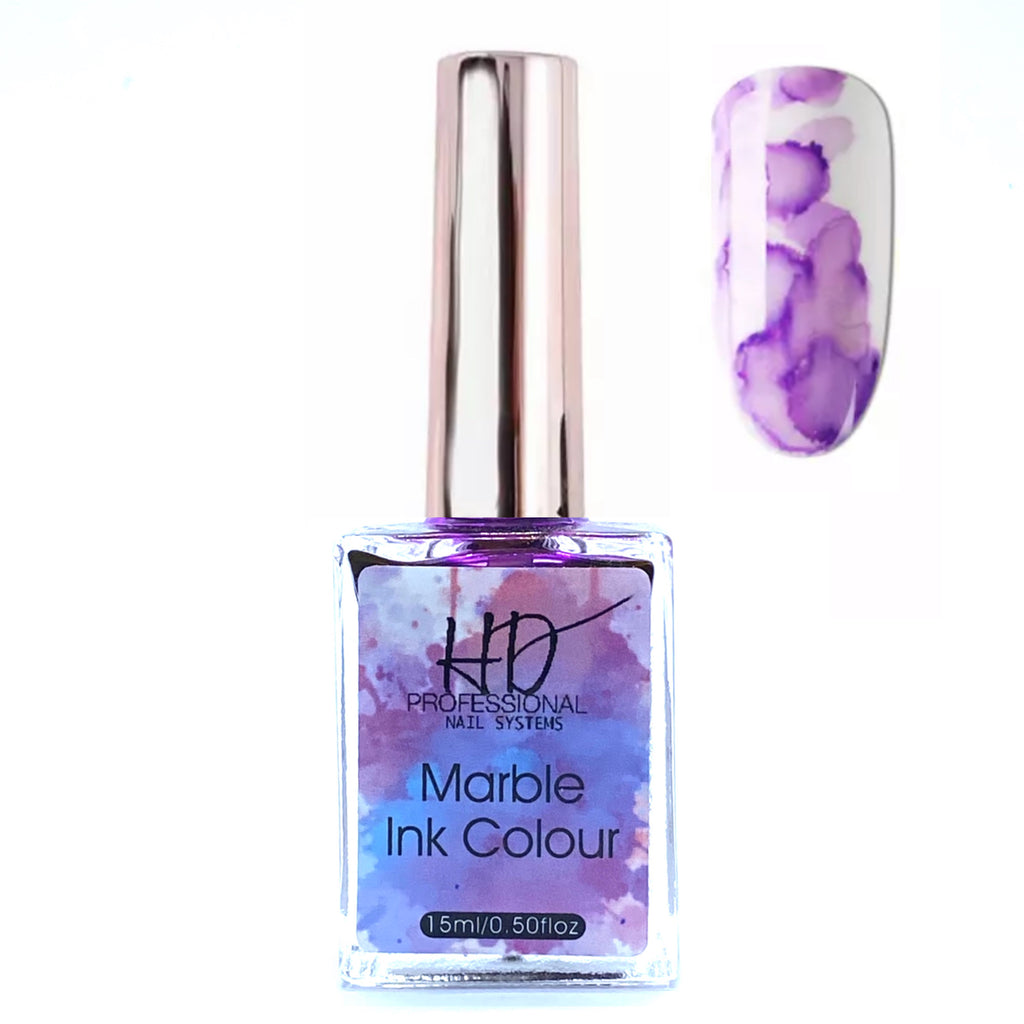 HD Marble Ink - Purple