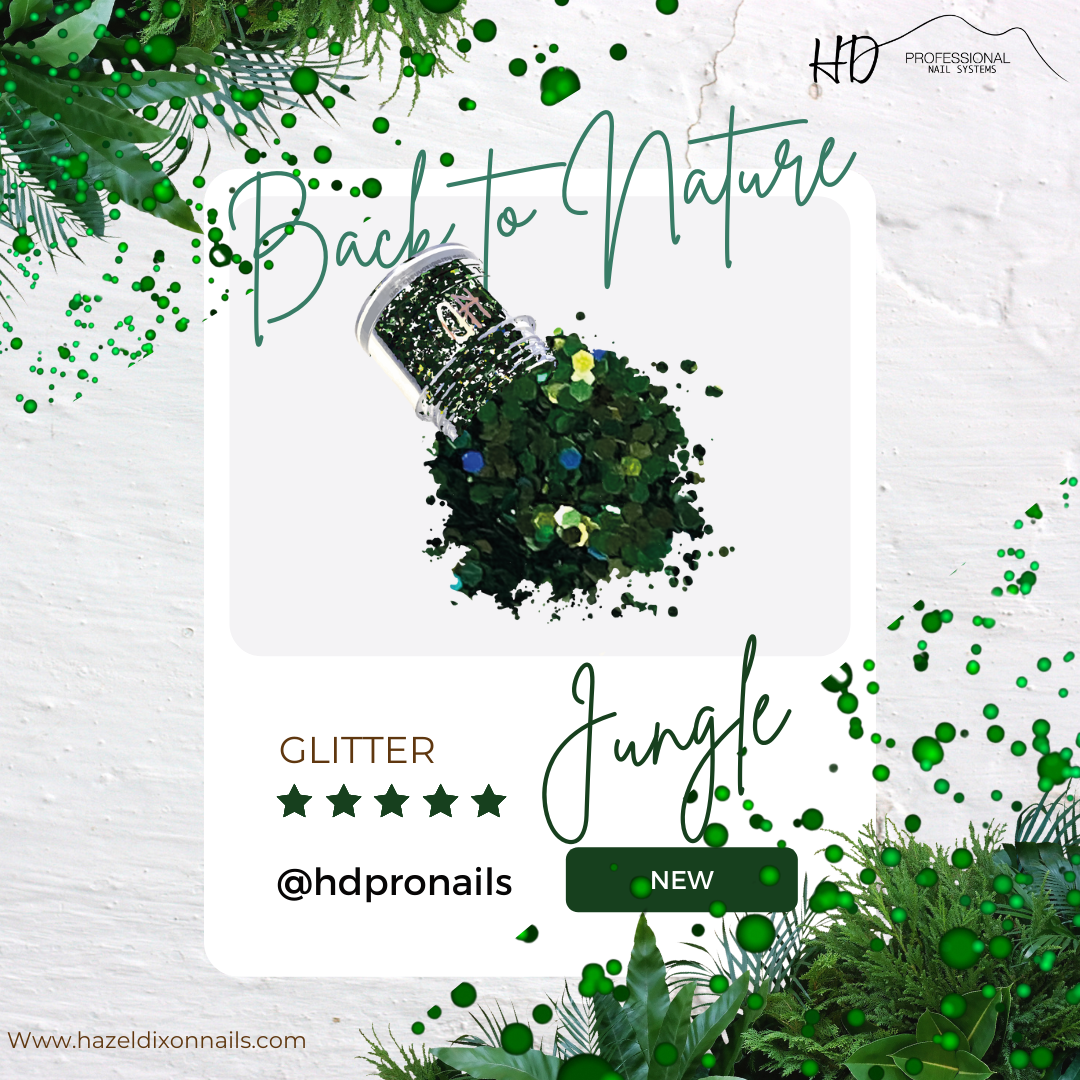 Back to Nature Medium Glitter - Jungle