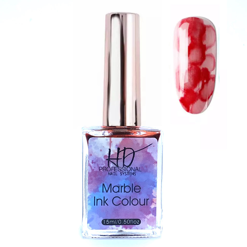 HD Marble Ink - Red