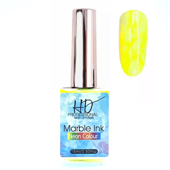HD Marble Ink - Neon Yellow