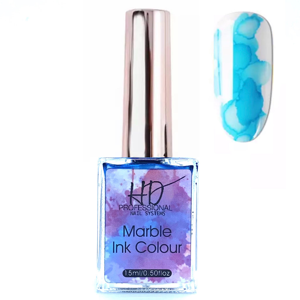 HD Marble Ink - Blue