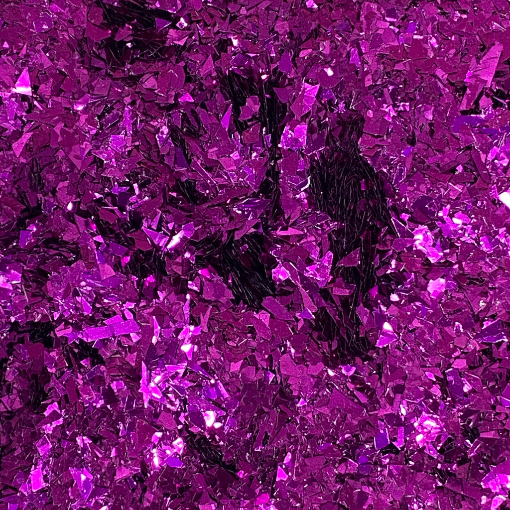 Glitter Flakes - Magenta