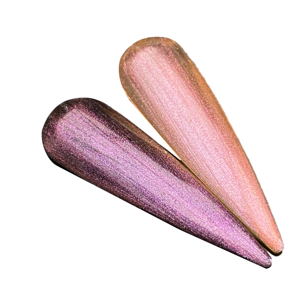 Diamond Shine It ! No Wipe Shimmer Top Coat - PINK/COPPER
