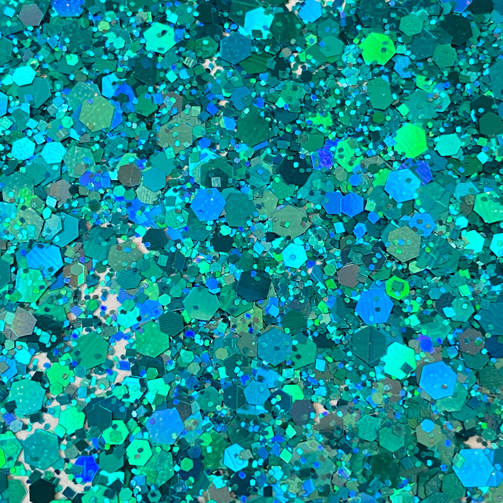 Holographic Multi Mix - Teal